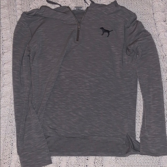 pink hoodie
